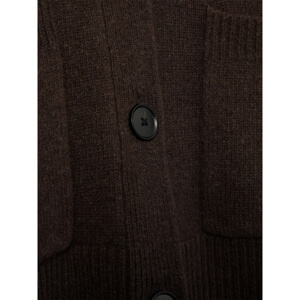 REISS ROSIE Wool Cashmere Patch Pocket Cardigan